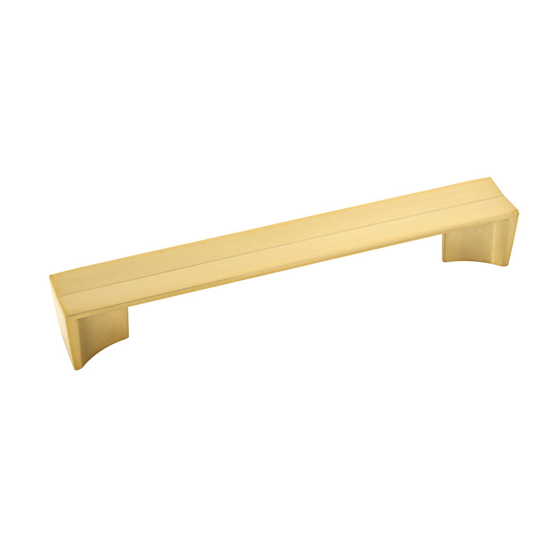 Avenue Collection Pull, Brushed Golden Brass, 6 5/16"