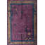 Purple Antique Floral Art Deco Chinese Carpet