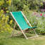 Harbour Housewares - Traditional Wooden Deck Chairs - Set of 4-1314895940