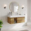 Meuble-lavabo mural moderne avec lavabo simple, lavabos flottants avec comptoir en pierre frittée Loubertha-731076358-731076377