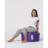 Waterproof Garden Pouffe, 21.7 in Diameter x 11.8 in Height, 100% Original Bead Styrofoam, 100% Polyester Fabric, Solid Purple Color | Modern Novelty Design with Hidden Zipper | Perfect for Outdoor Entertainment & Relaxation-2120909814