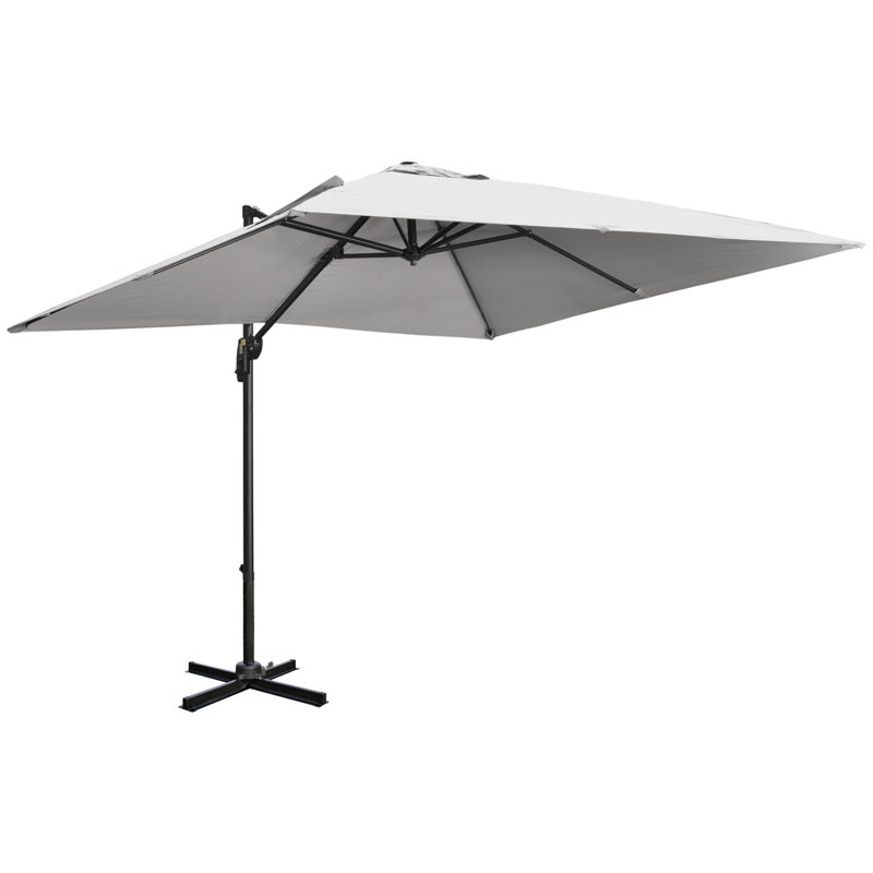 Arens 268cm Cantilever Parasol, Grey
