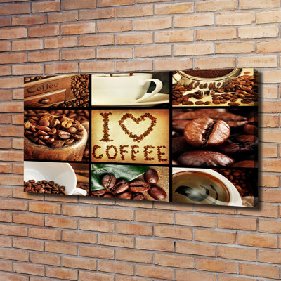 Coffee Collage - Wrapped Canvas Print