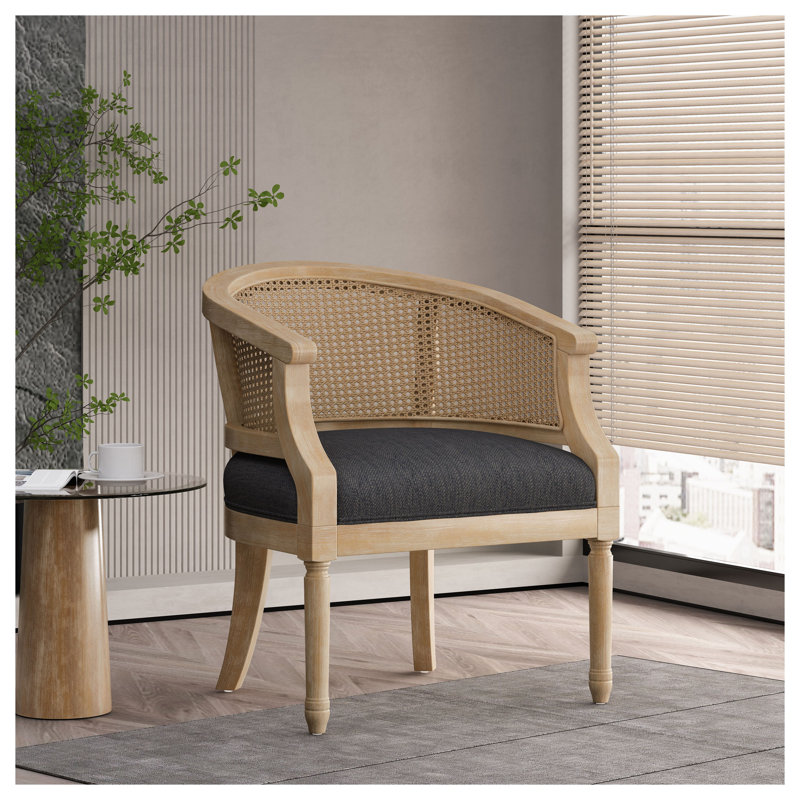 Fauteuil d'appoint Charcoal French Country, Gris