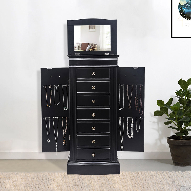 Armoire à bijoux avec Miroir schrogeurs