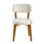 Chaise d'appoint de cuisine rembourrée Mid-Century-1076407102