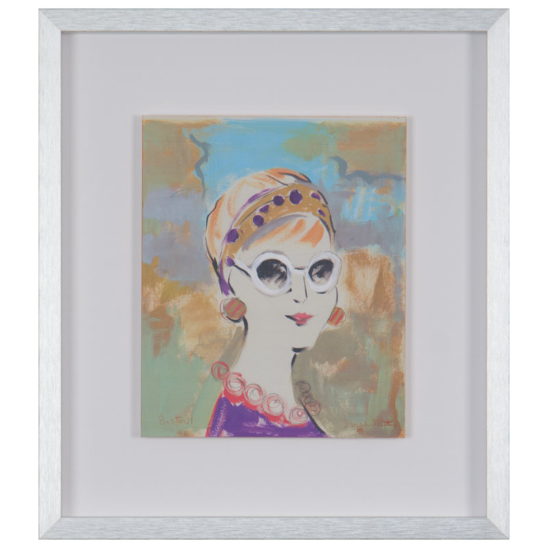 «Sister I» par Sarah Hart - peinture encadrée