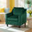 Christopher Knight Home 30.75" W x 33.5" D x 33.75" H Velvet Accent Club Chair