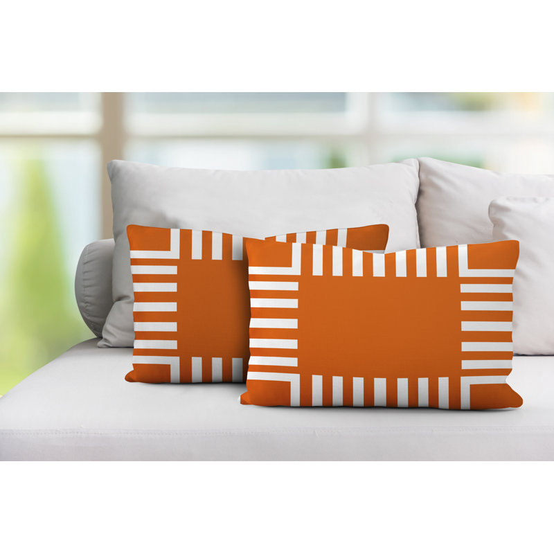  Coussin décoratif intérieur / extérieur sans ajout décoratif, Orange
