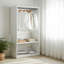 Garde-robe en bois 32 "avec tringles Prosper
