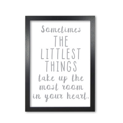 The Littlest Things - Print