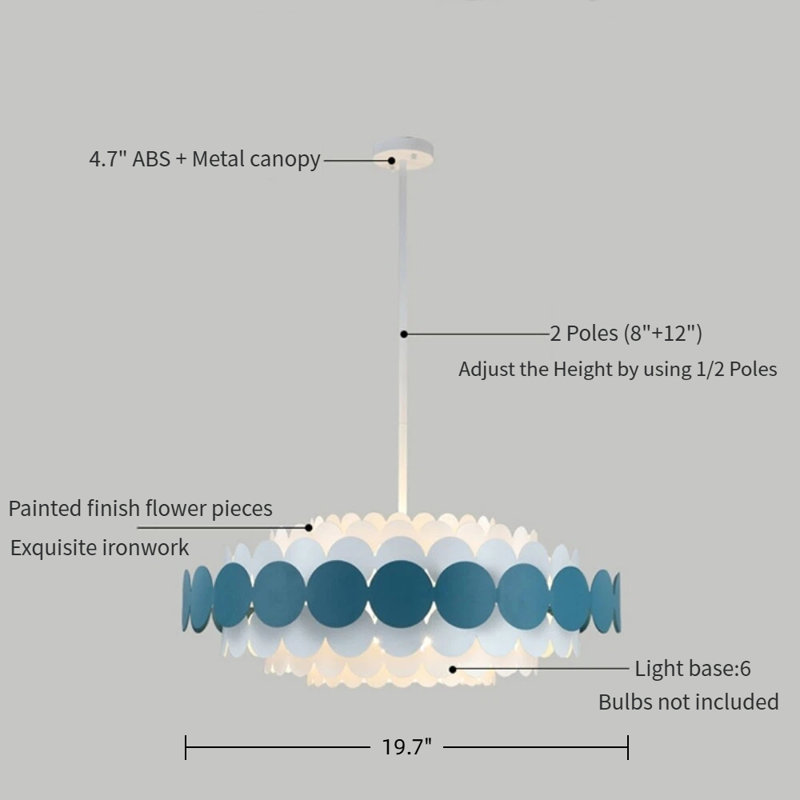 Misaki 6 - Light Chandelier