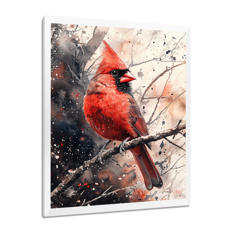 Krupp - Animals Wall Art Prints, H 32 po x l 16 po, Reproduction encadrée d'une seule photo, Blanc