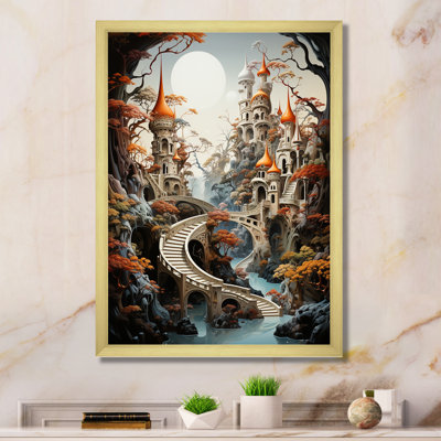 «Mystic Desires Bizare Castle», art mural surréalisme