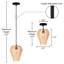 Luminaire suspendu en métal 9,25 po Aarni