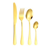 24-Piece Stainless Steel Cutlery Set With Knife Fork Spoon, Durable Kitchen Utensils, Elegant Tableware For Dining, Includes Storage Stand, Perfect For Everyday Use And Gifting