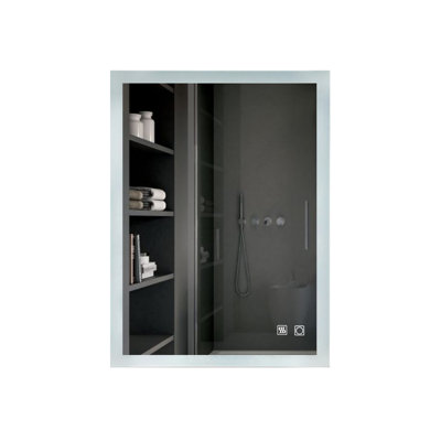 Contemporary Lighted Bathroom Vanity Mirror Led Frameless Lighted Mirror