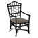Chaise avec accoudoirs Chippendale