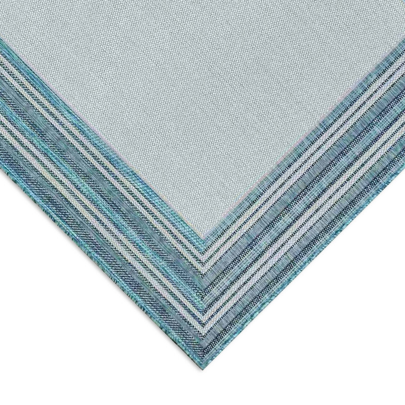 Bugbee Geometric Indoor / Outdoor Rug, Rectangle 4'10" x 7'6"
