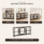 Console industrielle 70,9 "avec structure en métal