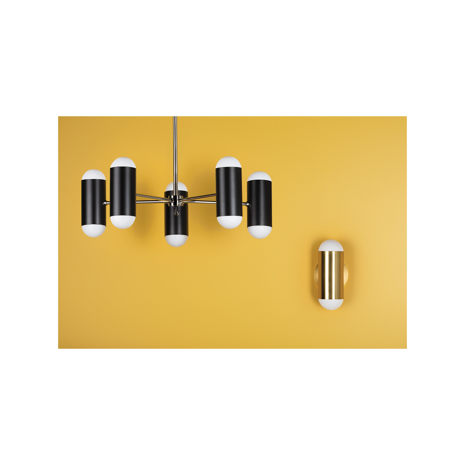 Kira 2 Light Wall Sconce, Aged Brass