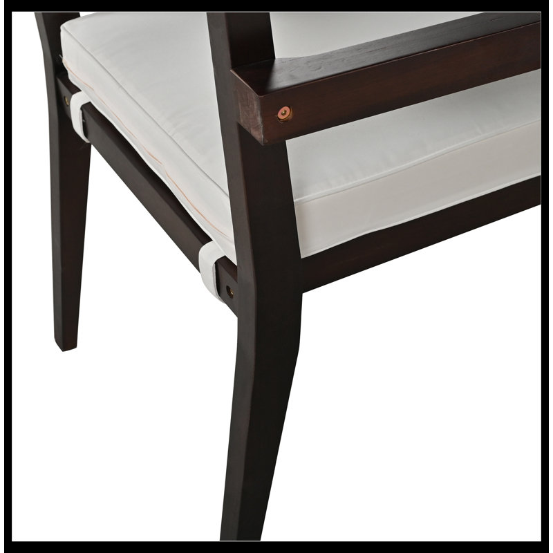 Outdoor Patio Acacia Wood Dining Set, Dark Brown