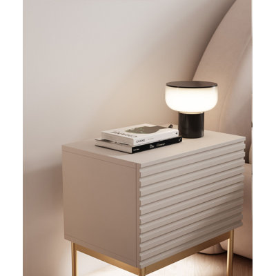 35.9cm W Manufactured Wood Bedside Table