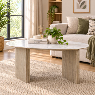 Dining Table with Wood Base
