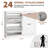 Shoe Cabinet with 4 Flip Drawers, Freestanding Hidden Shoe Storage Organizer