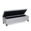 Banc capitonné avec rangement pour le salon