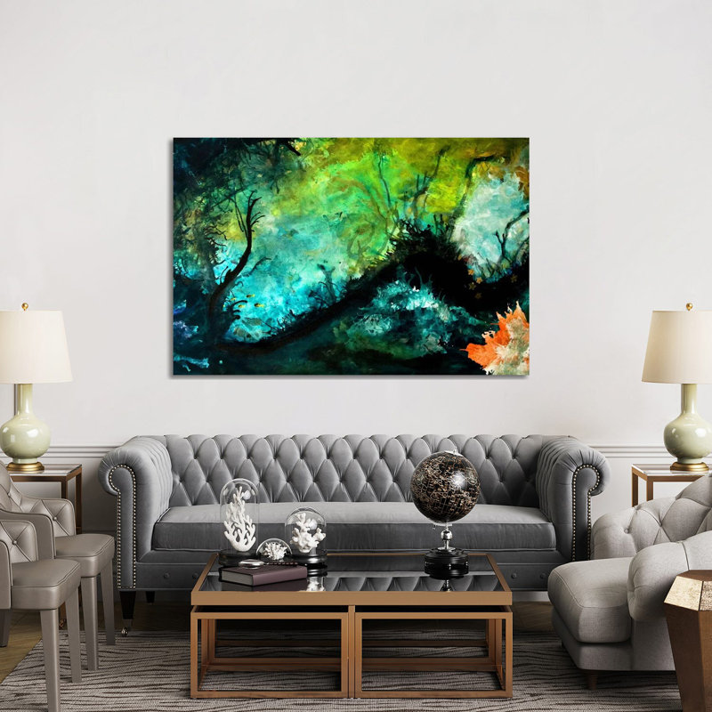 The Dive by Heather Offord - Gallery-Wrapped Canvas Giclée on Canvas, 30.48 cm H x 45.72 cm W, Wrapped Canvas