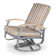 Askar Swivel Powder Coated Aluminum Outdoor Lounge Chair