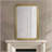 Rounded Rectangle Fluted Wall Mirror