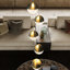 Lustre intégré à DEL réglable en hauteur et à 5 lumières Ravello-65216909
