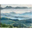 «Misty Mountain View» par Studio Arts, reproduction d'art sur toile-1243976251-1243976252