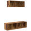 TV Cabinet Set Wall-Mounted 2 Pcs 37 X 37 X 142.5 Cm-381140628