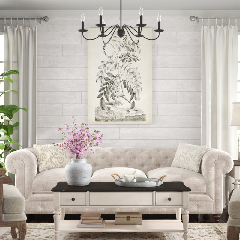 Scenic Botanical I by Abraham Munting - Print on Canvas, Wrapped Canvas, 122cm H x 81cm W