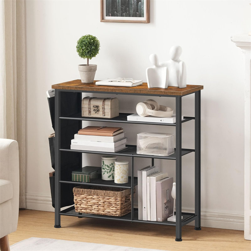 Shoe Rack, 5-Tier Shoe Rack Storage With Side Pockets