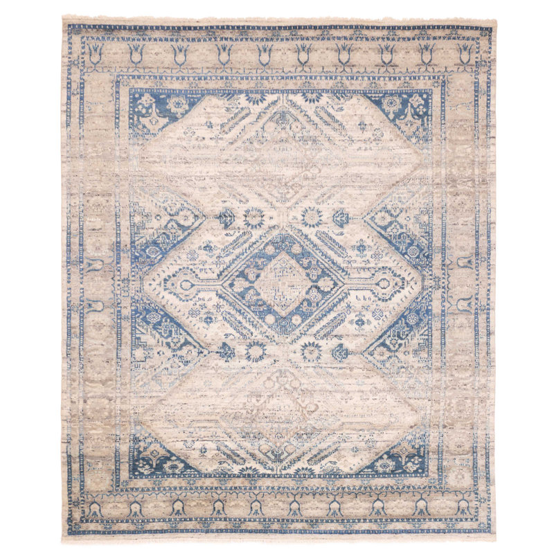 Tapis ivoire Jules Serapi 8 pi 2 po x 9 pi 10 po