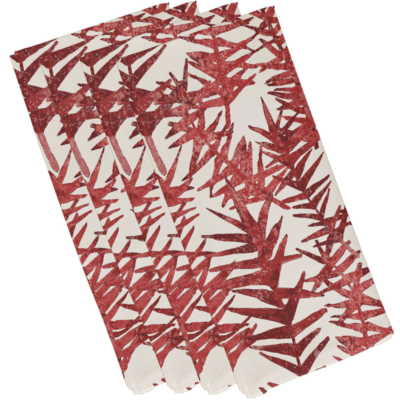 Ensemble de serviettes 4 pièces Marlow Spikey, Rouge