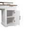 Bureau de ferme 59 po avec station de charge et armoire de rangement (sans la chaise)