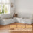 Kitchen Breakfast Nook Bench With Cushions, L Shape Corner Storage Bench, Wood Flip-top Dining Benches With Hidden Storage, For Reading Nook, Entryway-2113493079