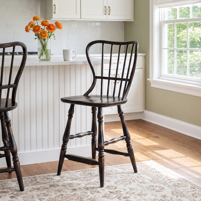 Chamberlain 24" Counter Stool, Speckled Gray, Counter Stool (29.75" Seat Height)