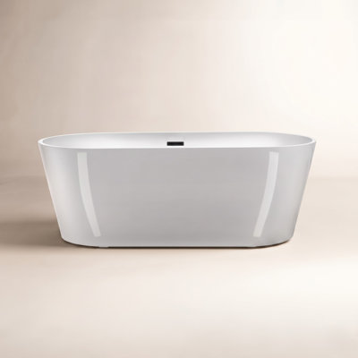 Cove 67" Freestanding Soaking Acrylic Bathtub