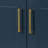 Freitas 60'' Solid Wood Single Bathroom Vanity in Midnight Blue, Base Cabinet without Top-51285070