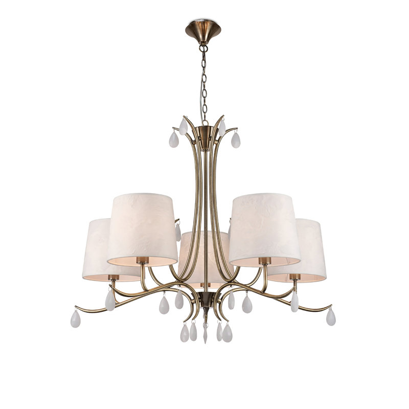 Oney 5 - Light Pendant, Antique Brass