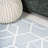 Mashawna Blocks Modern Geometric Light Blue/White Rug-1097485511