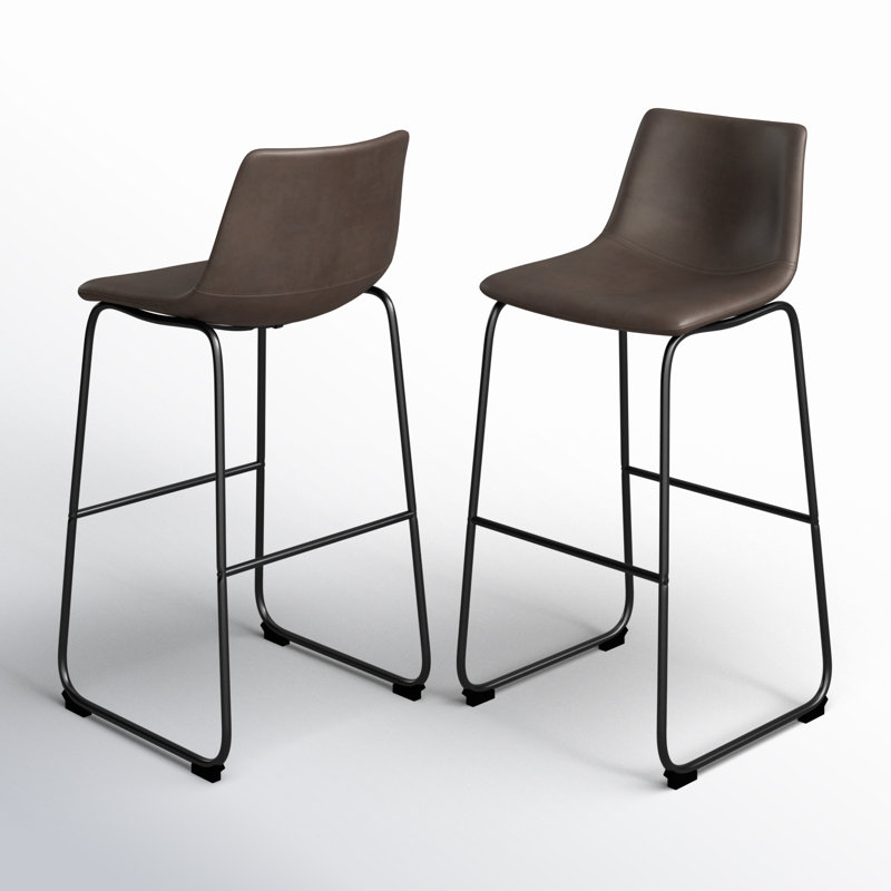 Tabouret de comptoir Dorielle, Brun, Tabouret de bar (siège d'une hauteur de 29 po)
