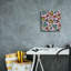 «Garden Moths Pattern Square» par Hello Angel, art mural sur toile-1106291975