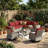 9-Piece Outdoor HDPE Wicker Patio Conversation Set With Wide Armrests, Sectional Sofa & Swivel Chairs-1473886136